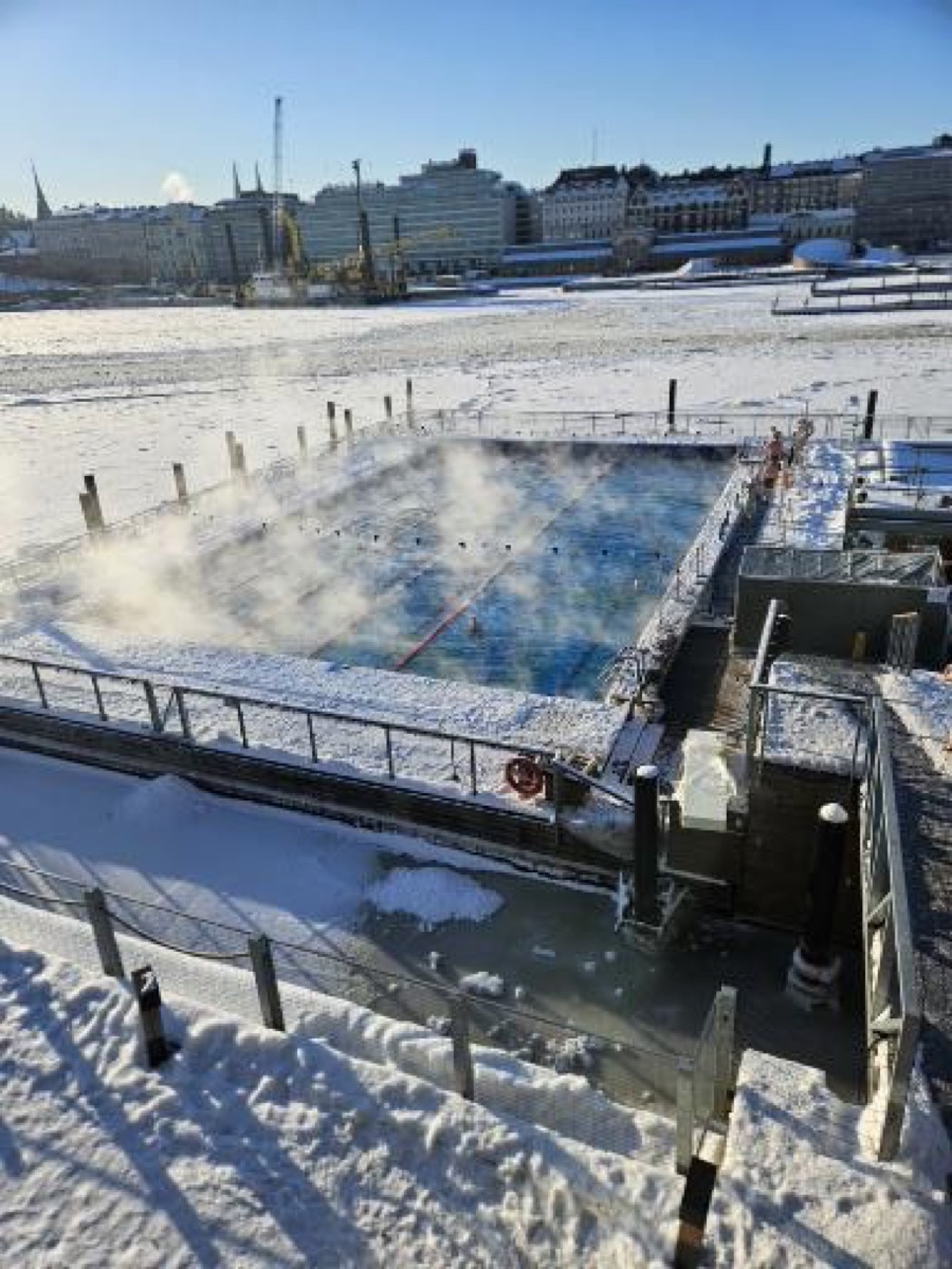 Allas Sea Pool and sauna in Helsinki, Finland